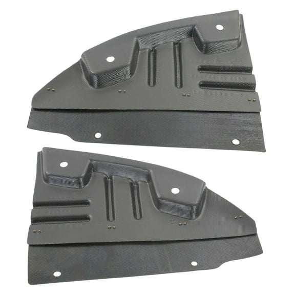 DAMAIJOY Engine Splash Shields Set of 2 Driver & Passenger Side LH for GMC for Sierra 2500HD/3500HD Denali/SLE/SLT/WT 2011-2014 Pair Left and Right GM1248234 22782947