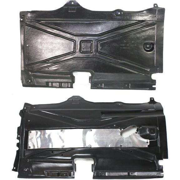 DAMAIJOY Engine Splash Shields Set of 2 Left-and-Right for BMW for M5 Base 2000-2003 for 525i Base 2001-2003 for 528i Base 1997-2000 for 530i Base 2001-2003 for 540i Base 1997-2003 5-Series Pair