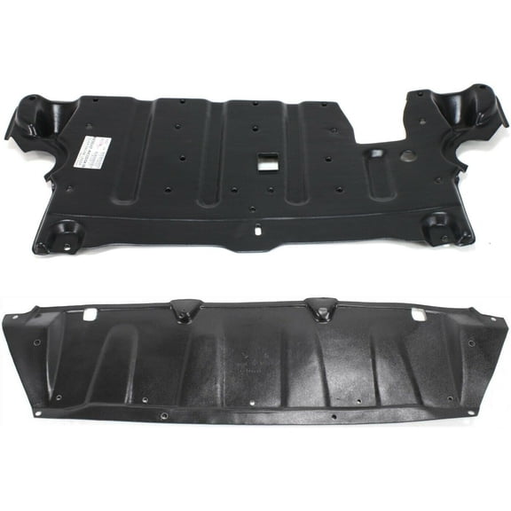 DAMAIJOY Engine Splash Shields Set of 2 Front & Rear Pair for Lexus for RX330 Base 2004-2006 for RX350 Base 2007-2009 LX1228123 14550507