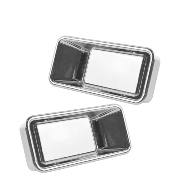 DAMAIJOY Exterior Outside 1/2 Half Door Chrome Left Driver Right Passenger Pair for Jeep for TJ 1997-2006 for Wrangler 1987-1995 1997-2006 1026632623