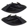 thumbnail image 1 of DAMAIJOY Fog Light Covers Set of Driver Passenger Side Pair for Mazda 2 GS//Sport 2011-2014 2 Left and Right Textured Black DR6250C21 MA1039108, 1 of 7