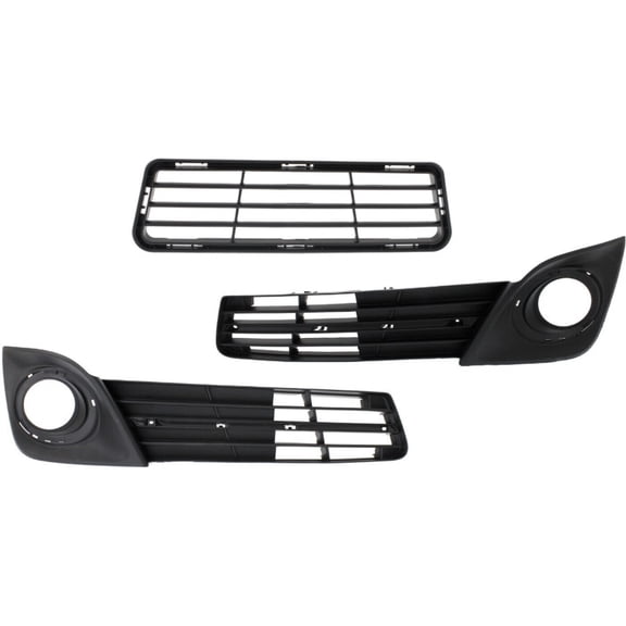 DAMAIJOY Fog Light Trim Driving Lamp Kit Front Driver & Passenger Side Left Right (Textured Black) for Toyota for Camry SE 2012-2014 5212806290 TO1039149