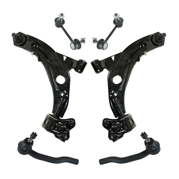 DAMAIJOY Front Control Arm Ball Joint Sway Bar Tie Rod Steering Suspension Kit 6pc 6 Piece for Mazda for CX-7 2.3L 2007-2012 & 2.5L 2010-2012