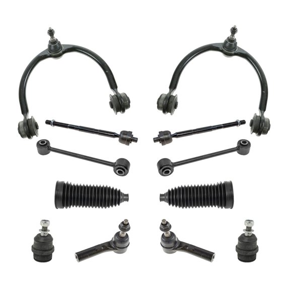 DAMAIJOY Front Control Arm Ball Joint Sway Bar Tie Rod Steering Suspension Kit Set 12pc for Jeep for Commander 2006-2010 for Grand Cherokee 2005-2010 SUS09826