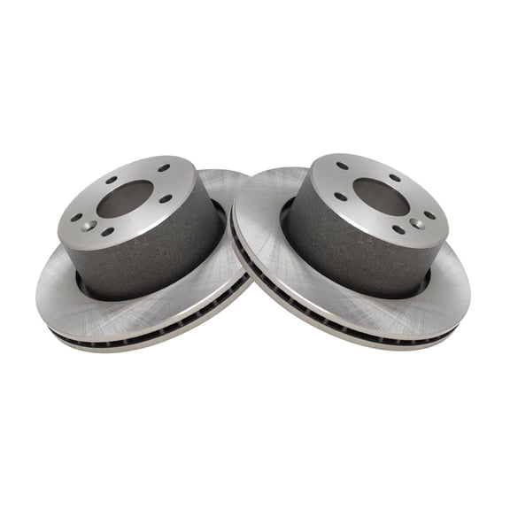 DAMAIJOY Front Disc Brake Rotors Pair Set of 2 Vented for Land Rover for Discovery 4.0L 1999-2002 & 4.6L 2003-2004