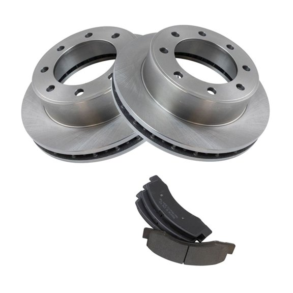 DAMAIJOY Front Disc Posi Semi Metallic Brake Pad & Rotor Kit for Ford for Excursion 2000-2005 for F250 SuperDuty 1999-2004 for F350 SuperDuty 1999-2004 Truck 32636580