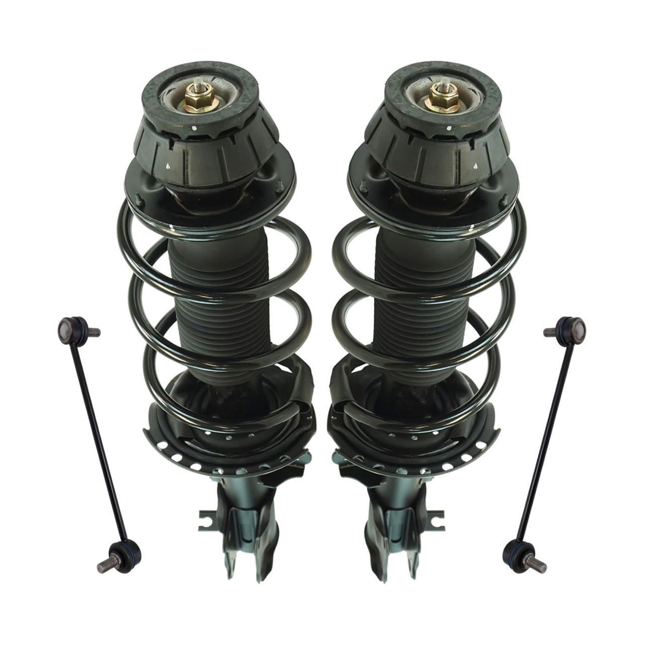 DAMAIJOY Front Loaded Complete Strut Spring Assembly Sway Bar Kit for ...
