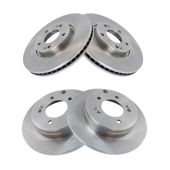 DAMAIJOY Front & Rear Disc Brake Rotor Kit Set of 4 5 Lug-Wheel Lug Count for Hyundai for Sonata 3.3L 2006-2010 & 2.0L 2011-2014 2016 & 2.4L 2011-2015,for Kia for Optima 2.4L 2012-2016