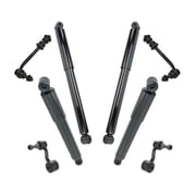 DAMAIJOY Front Rear Shock Absorber Sway Bar Suspension Set 8pc for Chrysler for Aspen 4.7L/5.7L 2007-2009,for Dodge for Durango 3.7L/4.7L/5.7L 2004-2009 K750026 KG4159