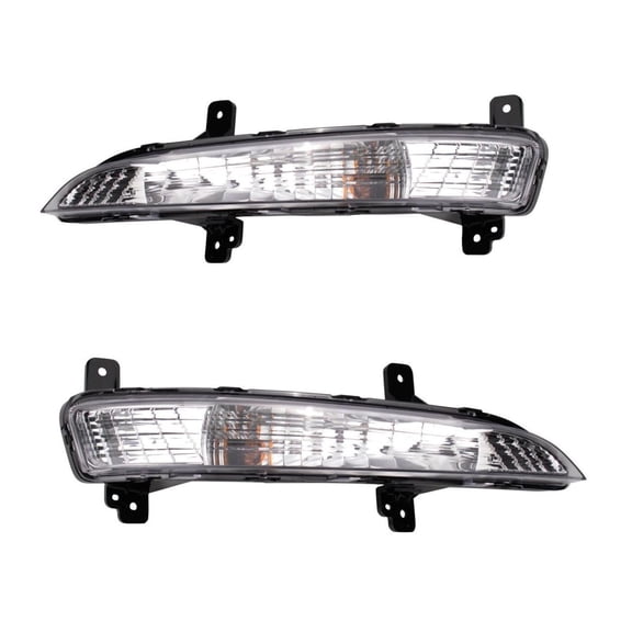 DAMAIJOY Front Turn Signal Light Set 2 Piece for Chevy for Traverse LTZ 2013-2016 & LS/LT 2013-2017 GM2530135 1ALPP01190