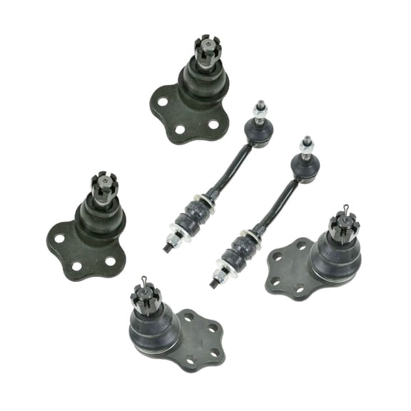 DAMAIJOY Front Upper Lower Ball Joints Sway Bar End Links Steering Suspension Kit Set 6pc 6 Piece for Dodge for Dakota 2.5L/3.9L/5.2L 97-99 & 5.9L 98-99 for Durango 3.9L/5.2L/5.9L 98-99