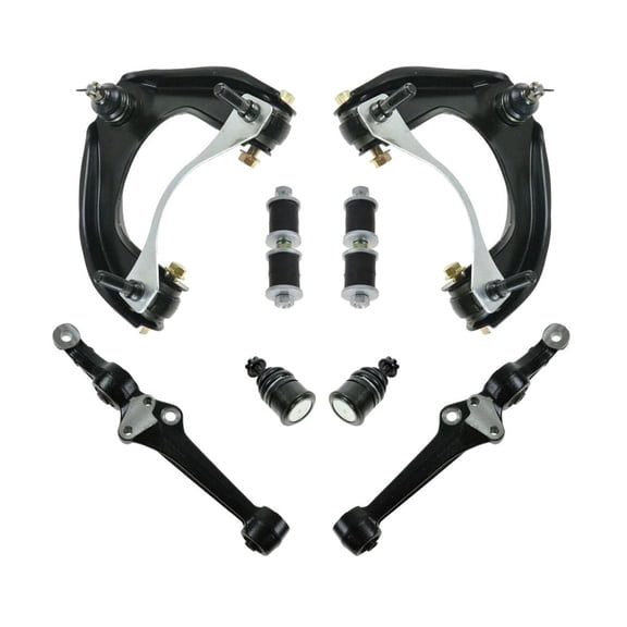 DAMAIJOY Front Upper & Lower Control Arms Ball Joints Sway Links Suspension Kit 6 Piece for Honda for CRX 1988-1991 for Civic 1988-1991