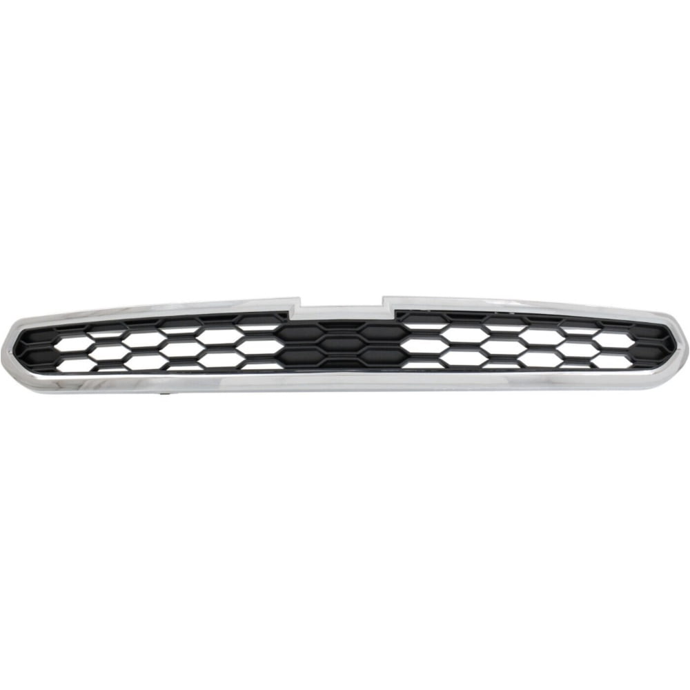 DAMAIJOY Grille Assembly Upper Side Chrome with Black Inserts for Chevy ...