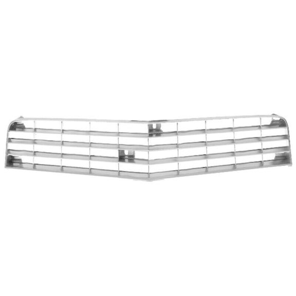 DAMAIJOY Grille Upper Side Bumper Grill Silver Assembly for Chevy for Camaro Base/Rally Sport/Z28 78-79 Front