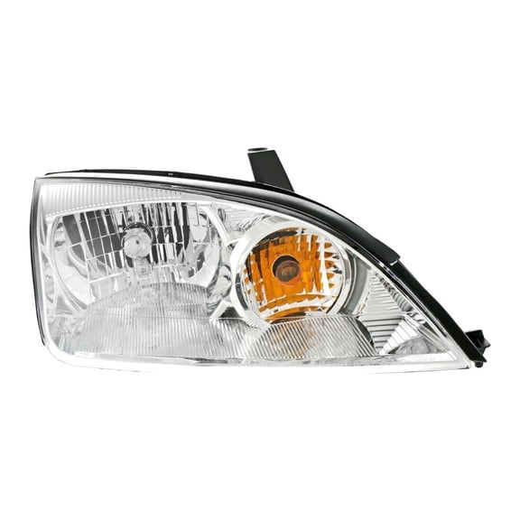 DAMAIJOY Headlight Bulb Right Passenger Side Clear Lens W/ Bulb Headlamp for Ford for Focus ZX3/ZX4 /ZX5/ZXW 05-06 & LX Austero/SE Tipico 05-07 FO2503210 7S4Z13008E