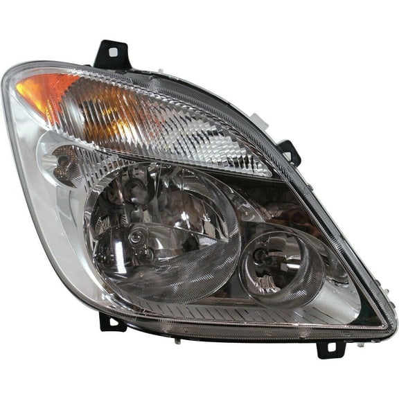 DAMAIJOY Headlight for Dodge for Sprinter 2500/3500 Base 07-09,for Freightliner for Sprinter 2500/3500 Base 07-09 Right W/ Bulb Clear Lens 68012120AA MB2503191