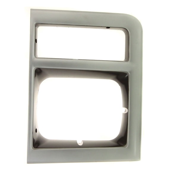 DAMAIJOY Headlight Door/Bezel Right Hand Side for Blazer 89-91 for Jimmy 89-91 for R/V 1500/2500 Suburban 89-91 for R/V 3500 89-91 for R2500 89 Passenger Primed with Parking Light Hole