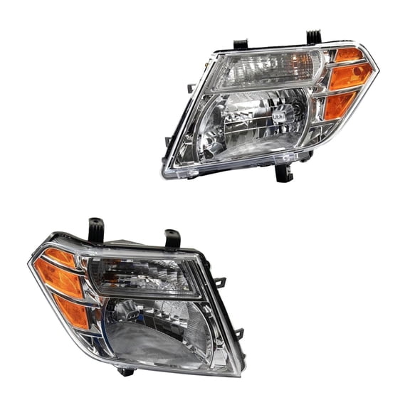 DAMAIJOY Headlight Lamp Assembly Left Kit 2pcs Clear for Nissan for Pathfinder SE off-Road 08-09 & SE 08-10 & LE/S 08-12 & SV/Silver Edition 11-12 315-1169L-AS 26010ZS00A