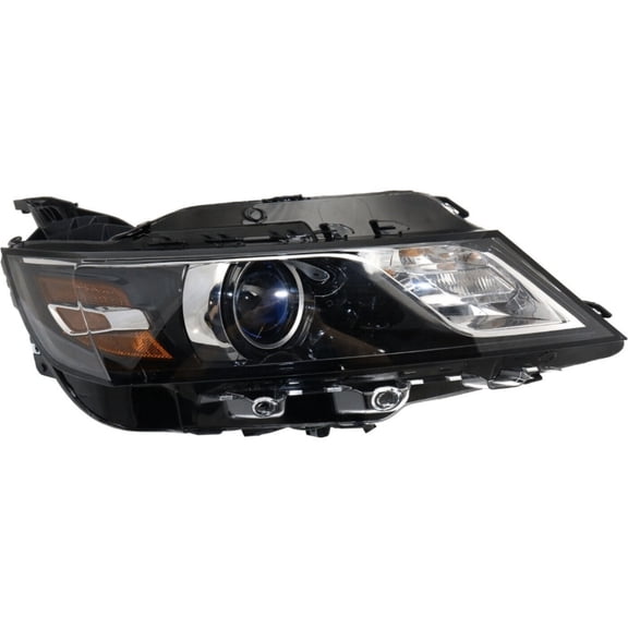 DAMAIJOY Headlight Right Side Clear Lens W/ Bulb Headlamp for Chevy for Impala LTZ 15-16 & LS/LT 15-18 & Premier 17-18 23405239 13747439