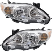 DAMAIJOY Headlight Set for Toyota for Corolla CE/LE 11-13 & L 12-13 Left Driver and Right 2pc