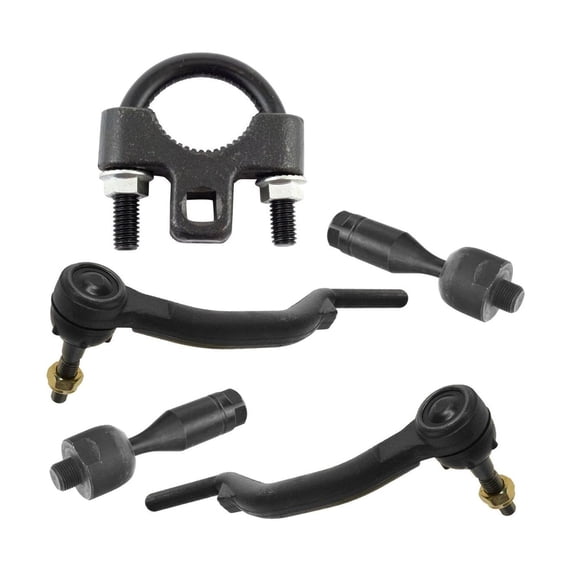 DAMAIJOY Inner Outer Tie Rod End Kit Set w/Tool 4 Piece for 9-7x for Bravada for Ascender for Jimmy for Envoy XUV for Envoy XL for Envoy for Trailblazer EXT for Trailblazer for SSR for Rainier