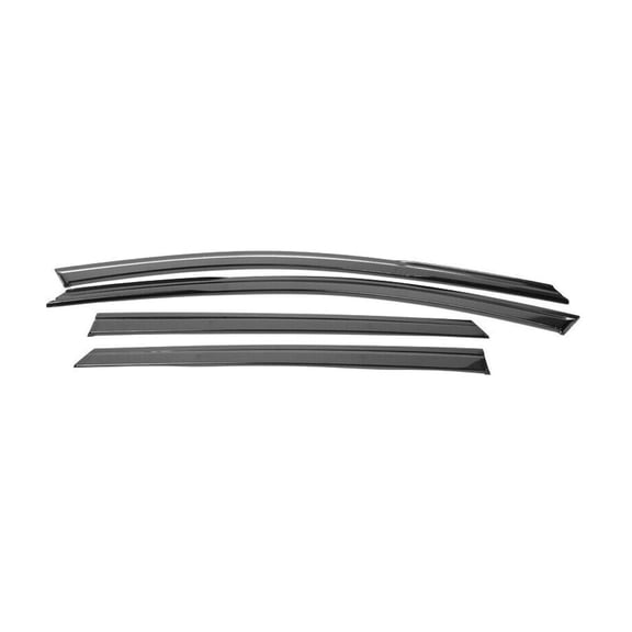 DAMAIJOY Ke Window Visors Rain Sun Guard Vent 4pcs Set Polycarbonate Left Right for Mazda for CX-5 2017-2023 Smoke/Tinted Slim Style KL2F-V3-700 4CAR-WD