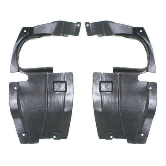 DAMAIJOY Left & Right Side Engine Splash Shield for Ford for Fusion S/SE/SEL 2006-2012 & Sport 2010-2012,for Lincoln for MKZ Base 2007-2012 Set of 2 FO1250147 9E5Z16103A