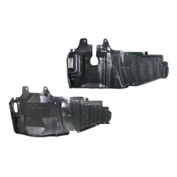 DAMAIJOY Left & Right Side Engine Splash Shield for Mitsubishi for Lancer LS 02-04 & OZ Rally 02-06 & ES 02-07 & Evolution 03-06 & Ralliart 04-06 & Evolution MR/Evolution RS 05-06 Wagon Set of 2