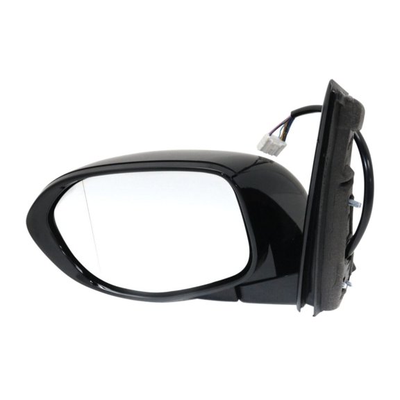DAMAIJOY Mirror Driver Left Side Heated Left Hand for Honda for Odyssey EX-L/LX/SE 14-17 Without Auto-Dimming in-Housing Signal Light-Built-in Signal Light Paintable Manual Folding-Folding Type