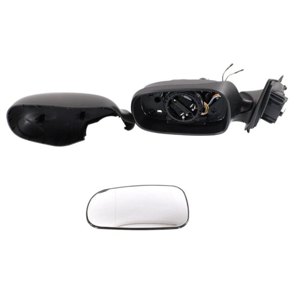 DAMAIJOY Mirror Driver Left Side Heated Left Hand for Saab for 9-3 /Linear 03-05 & 04-08 10-11 & 2.0T 06-10 & XWD 08-09 9-3 Without Auto-Dimming Paintable Power Folding