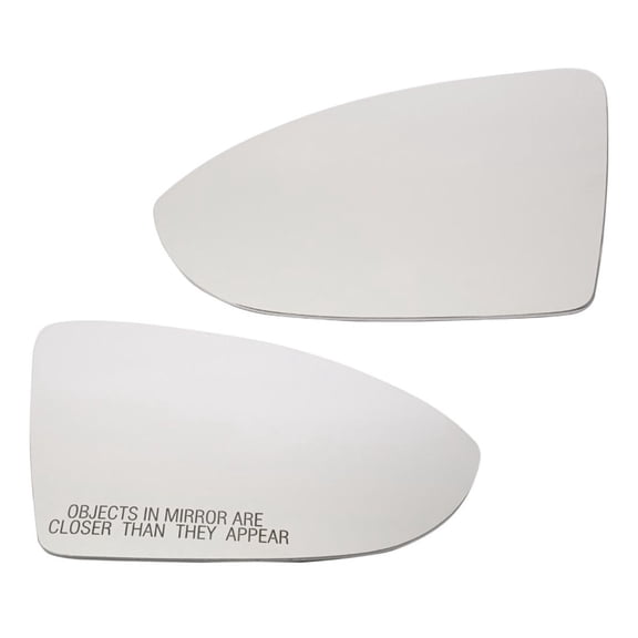 DAMAIJOY Mirror Glasses Set of 2 Driver & Passenger Side Heated for VW for GTI 15-21 for Golf 15-21 for Golf Alltrack 17-19 for Golf R 15-19 for Golf SportWagen 15-19 Left Right Pair