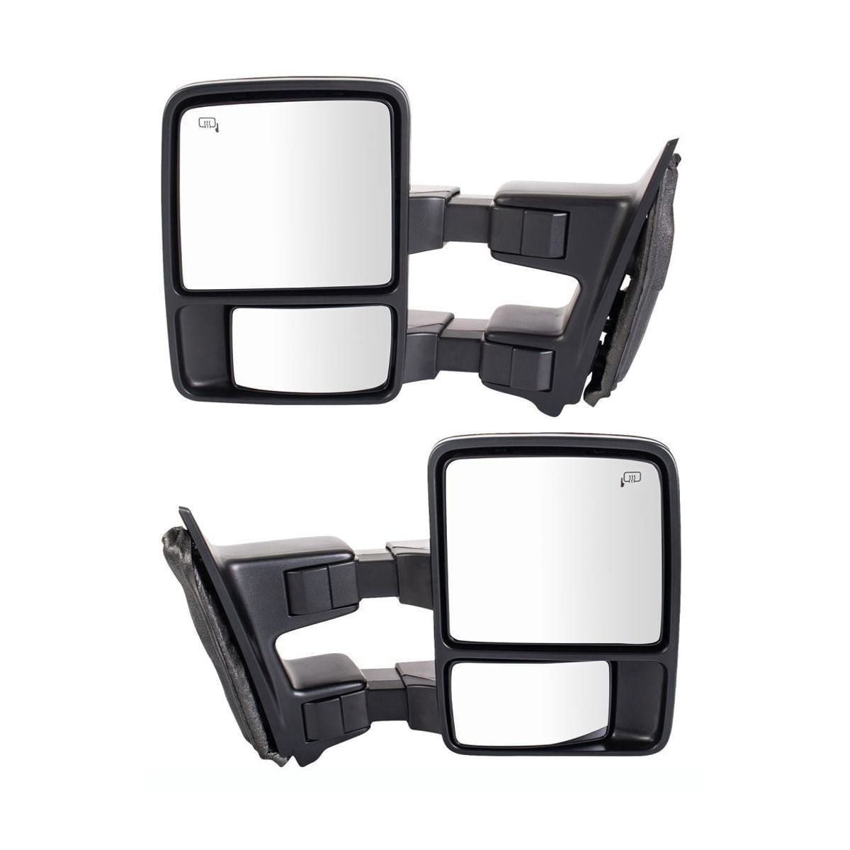 Clear LED Side Mirror Lights - For 2003-2007 Ford Super Duty F250 F350, 2-Piece Kit