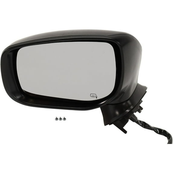 DAMAIJOY Mirrors Driver Left Side Heated Left Hand for Subaru for Impreza Base/Convenience/Limited/Sport 17-20 & Sport-tech 18-20 Without Auto-Dimming Paintable Manual Folding-Folding Type