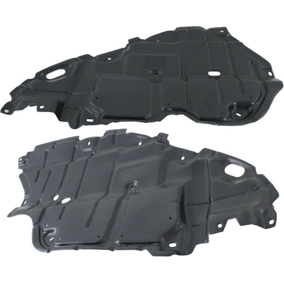 DAMAIJOY Pair Engine Splash Shields Set of 2 Left-and-Right LH & for Toyota for Camry CE 2007-2008 & LE/SE/XLE 2007-2011 Hybrid TO1228170 TO1228171