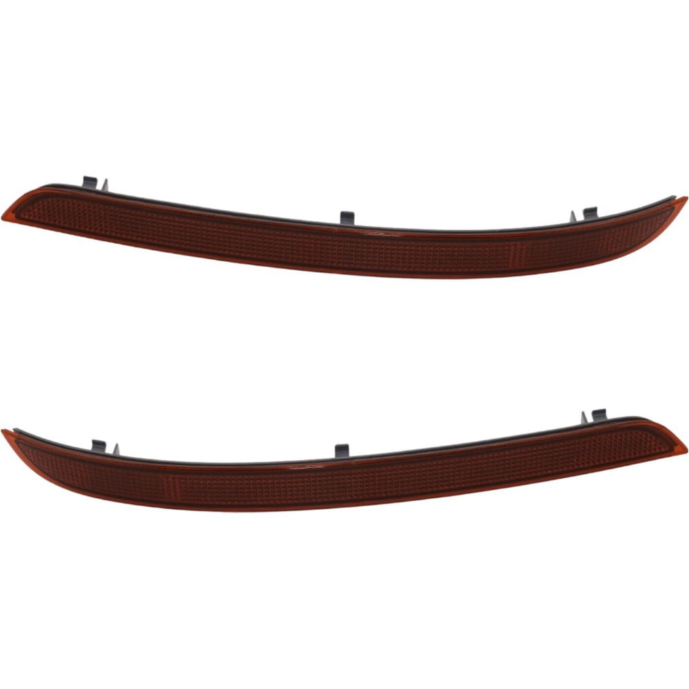 For 2018 Nissan Kicks Reflector Driver & Passenger Side Pair CAPA NI1184100