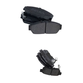DAMAIJOY Posi Metallic Brake Pad Kit Front & Rear Kit w/Chemicals Semi-Metallic for Acura for Integra 1.8L 1994-2001,for Honda for Civic 1.5L/1.6L 1993-1995 BFA15160 45022S04V00