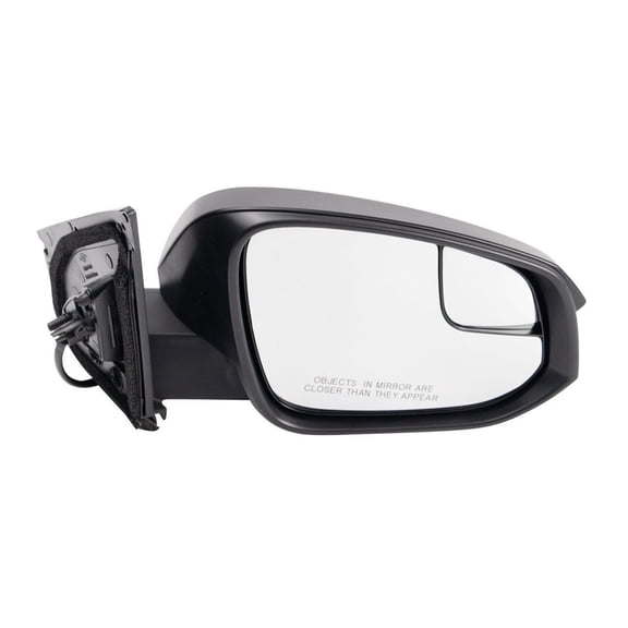 DAMAIJOY Power Mirror with Spotter Glass Textured for Toyota for RAV4 2016-2018 Suv Black 3-Connector Terminal Quantity Manual Clear Curved Electric Plastic Front Right 879100R200 MRA08323
