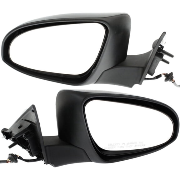 DAMAIJOY Power Mirror for Toyota for Camry Hybrid LE/Hybrid SE/Hybrid XLE/LE/SE/XLE/XSE 16-17 Driver and Passenger Side Heated Paintable