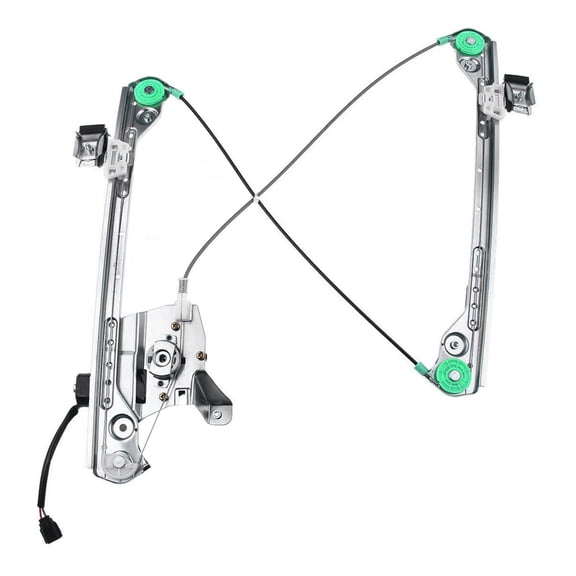 DAMAIJOY Power Window Regulator with Motor Front Left Metal and Plastic for Chrysler for Pacifica 3.5L 2004-2006 & 3.8L 2005-2006 Electric-Electric/Manual 2-Pin Plug 5102825AA 4894271AB