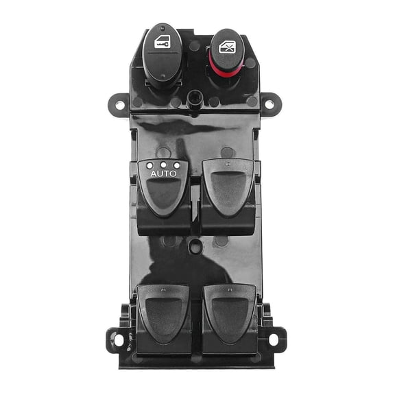 DAMAIJOY Power Window Switch with Auto Down Front Left Black for Honda for Civic 1.8L 2006-2011 6 Buttons Plastic-Material Type 6Xa0Buttons 35750SNAA11 35750SNAA13