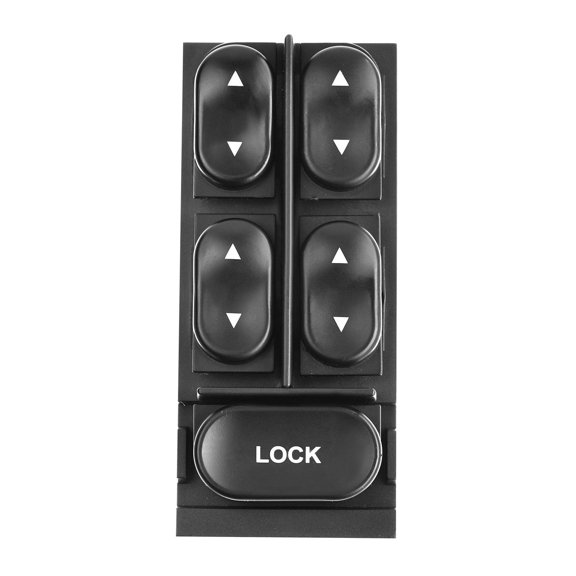 DAMAIJOY Power Window Switch Front Left Driver 10 for Ford for Escort 2.0L 1997-2002 for Mustang 5.0L 1994-1995 & 3.8L 1994-2004 & 4.6L 1996-2004 Metal and Plastic Female-Conneceor Gender Black