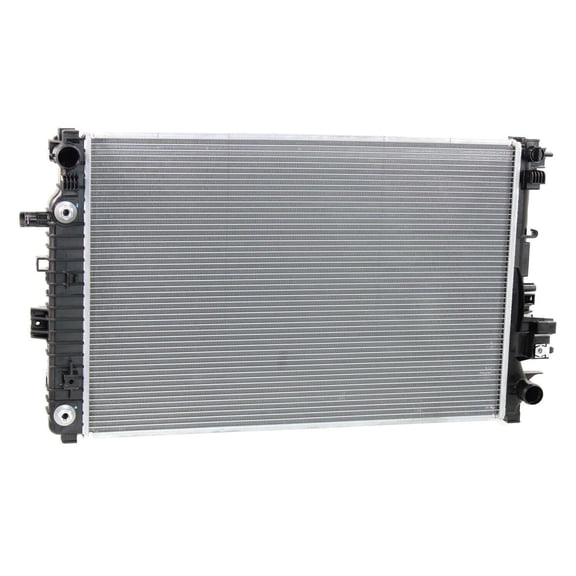 DAMAIJOY Radiator 1 Row with Automatic Transmission Cooler with for Buick for LaCrosse 3.6L 2017-2019,for Chevy for Malibu 1.5L 2016-2018 Factory Finish 26 in-Core Height 23336325 GM3010583