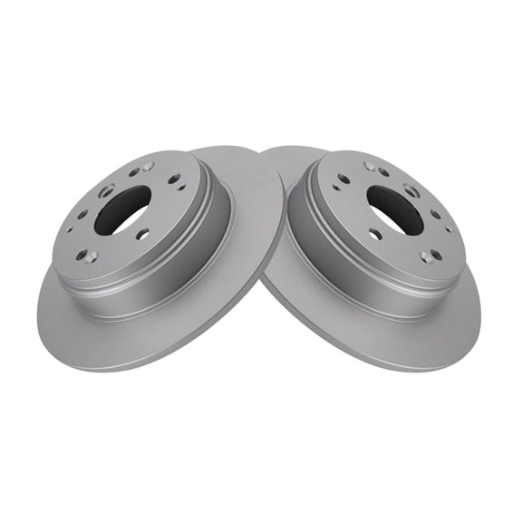 DAMAIJOY Rear Brake Rotor Set 2 Piece for Acura for TL 3.2L 2004-2008 & 3.5L 2007-2008,for Honda for Element 2.4L 2003-2011