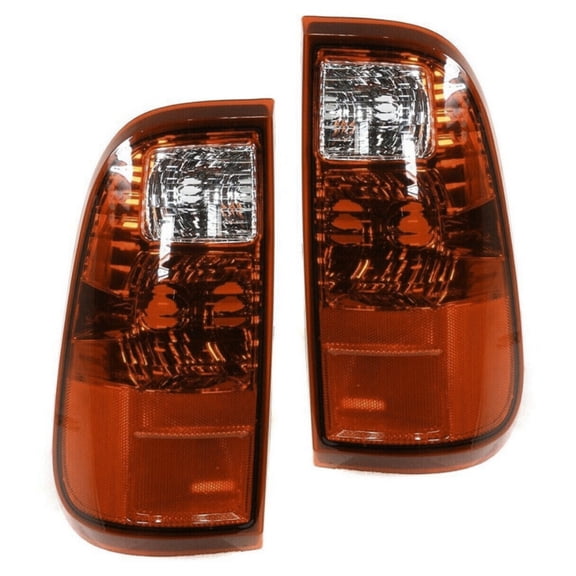 DAMAIJOY Rear Tail Lamps Lens and Housing Left & Right for Ford for F250 SuperDuty 2008-2016 for F350 SuperDuty 2008-2016 for F450 SuperDuty 2008-2016 for F550 SuperDuty 2008-2016 Super Duty