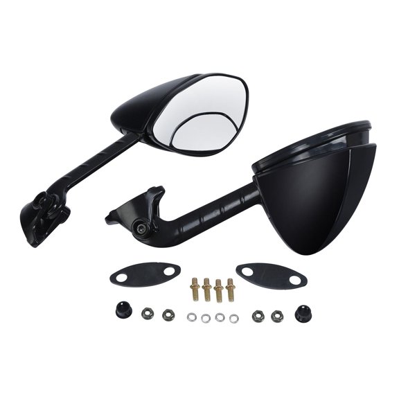 DAMAIJOY Rearview Mirrors for Kawasaki for Ninja ZX14R 2012-2023 Zx14 Left&Right Black 8 mm -Thread Diameter