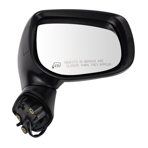 DAMAIJOY Right Mirror 3-Mounting Hole Quantity Black Paint to Match Manual Clear Curved Electric for Subaru for Crosstrek Base/Limited 18-21 & Hybrid 19-21 Plastic 9pc 91036FL834 91036FL834PFM