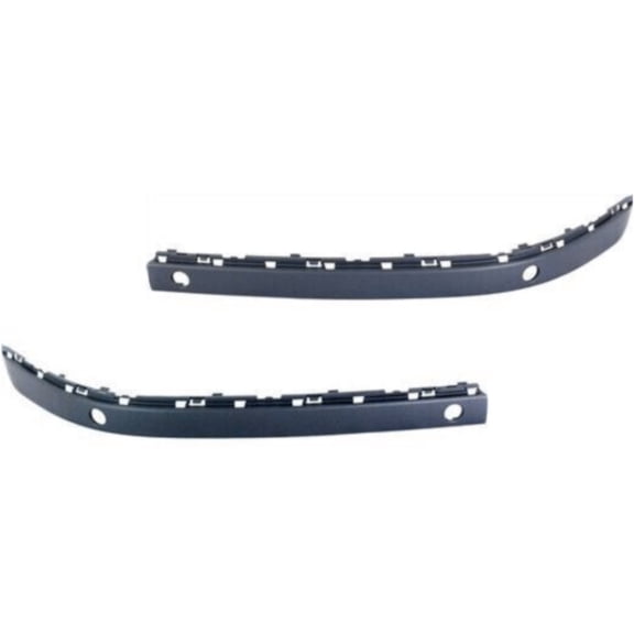 DAMAIJOY Set of 2 Bumper Face Bar Guards Front Driver & Passenger Side Chrome Pair for BMW for 750Li 2006-2008 for 750i 2006-2008 for 760Li 2005-2008 for 760i 2005-2006 BM1054101 51117142246