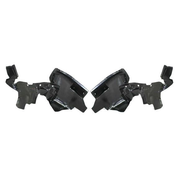 DAMAIJOY Set of 2 Front Wheel Liner Splash Shield Jk Jf0716L Jf0716R for Jeep for Wrangler 2007-2017 for Wrangler JK 2018 Plastic Black CH1251132 JR0716R
