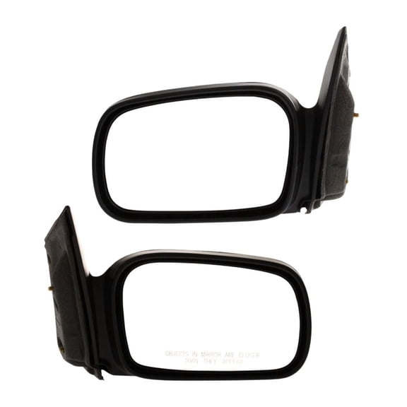 DAMAIJOY Set of 2 Mirror Manual for Honda for Civic DX/EX/LX/Si 06-11 & DX-G 08-11 & EX-L 09-11 Left and Right Without Auto-Dimming Light Textured Non-Folding SET-HD43R HO1320224