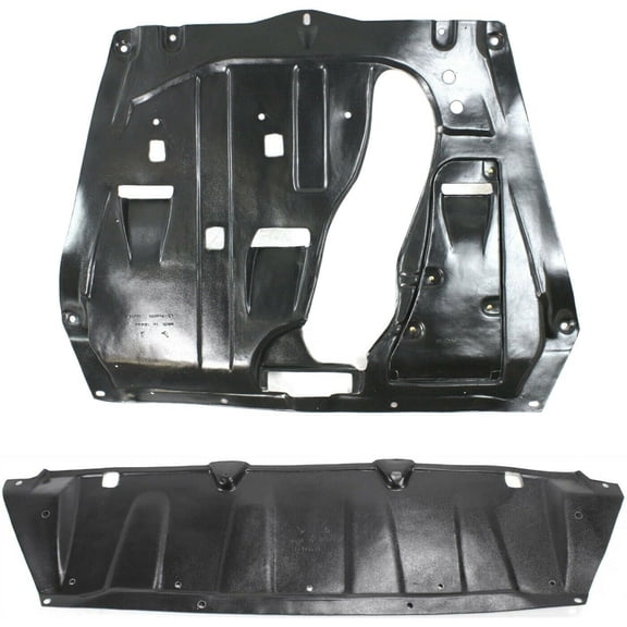 DAMAIJOY Set of 2 Engine Splash Shields Front for Lexus for RX330 Base 2004-2006 Pair LX1228125 15187745